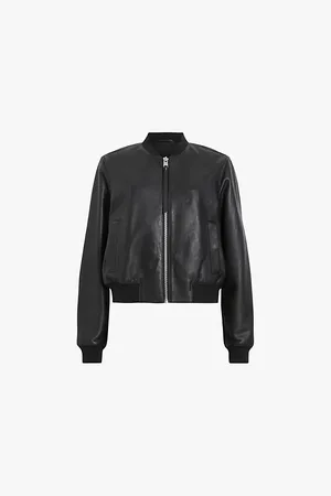 AllSaints Orten Leather Bomber Jacket