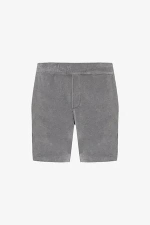Paige Lee Regular-fit High-rise Cotton-blend Shorts