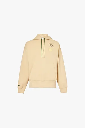 Lacoste Logo-print Regular-fit Cotton-jersey Hoody