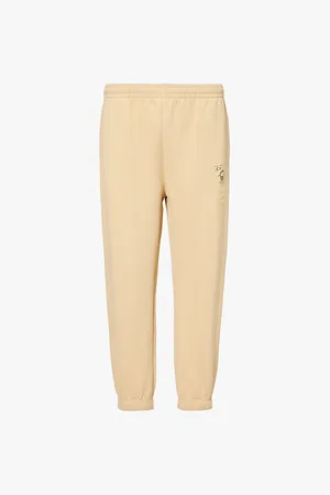 Lacoste Logo-print Tapered-leg Cotton-jersey Jogging Bottoms