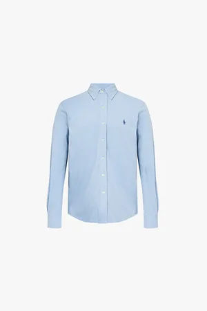 Ralph Lauren Logo-embroidered Regular-fit Cotton-pique Shirt