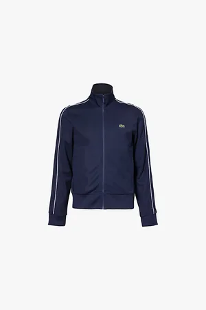 Lacoste Logo-embroidered Regular-fit Cotton-blend Jacket