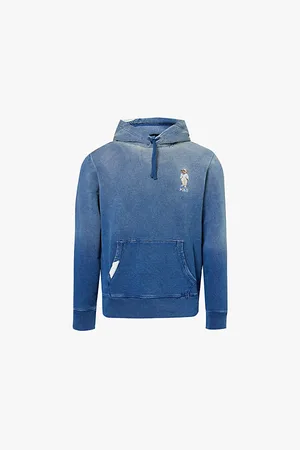 Ralph Lauren Polo Bear-embroidered Cotton-jersey Hoody