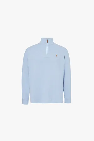 Ralph Lauren Estate Half-zip Cotton-jersey Sweatshirt