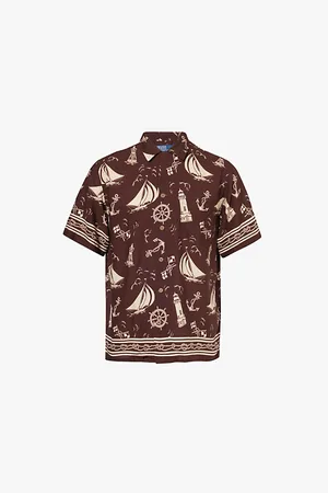 Ralph Lauren Graphic-print Relaxed-fit Woven Shirt