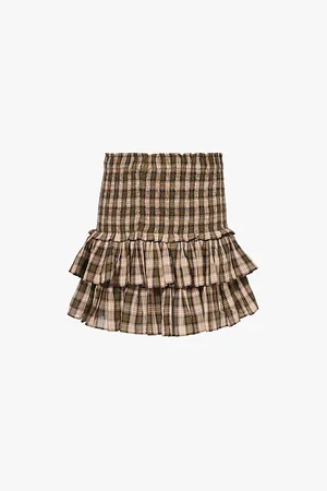 Isabel Marant Naomi Check-print Cotton Mini Skirt