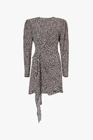 Isabel Marant Dulce Graphic-print Woven Mini Dress
