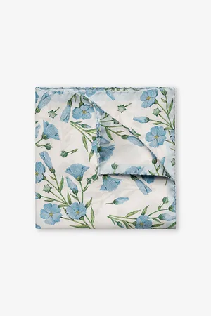 Eton Floral Graphic-print Silk Pocket Square