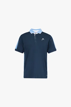 Head Slice Short-sleeve Woven Polo Shirt