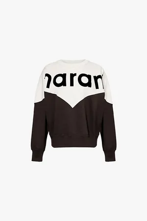 Isabel Marant Houston Logo-intarsia Cotton-blend Jersey Sweatshirt