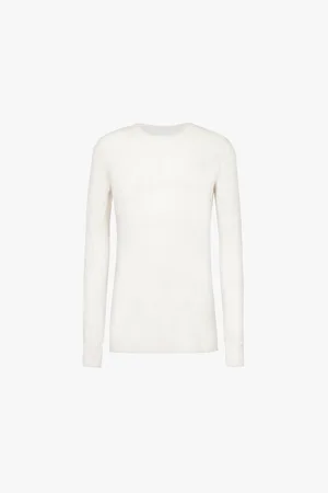 Rick Owens Long-sleeve Crew-neck Cotton-jersey T-shirt