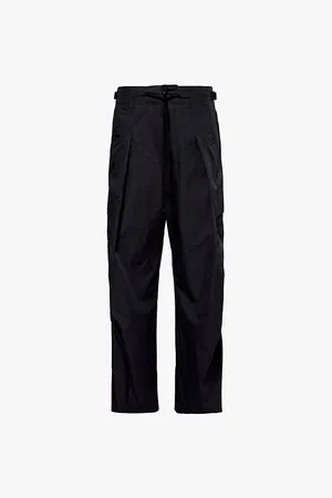 Isabel Marant Rebecca Patch-pocket Wide-leg Mid-rise Cotton-blend Cargo Trousers