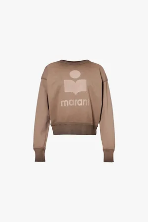 Isabel Marant Mobyli Logo-print Cotton-jersey Sweatshirt