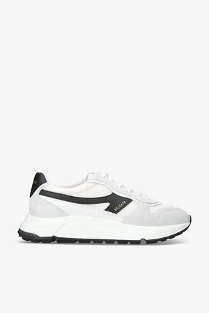Axel Arigato Rush Branded Suede and Woven Trainers