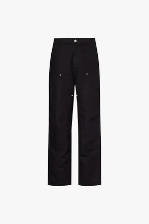 Carhartt Ethel Double Knee Straight-leg Cotton and Linen Trousers
