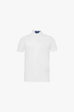 Ralph Lauren Logo-embroidered Short-sleeve Cotton-jersey Polo Shirt