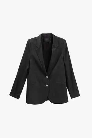 IKKS Regular-fit Single-breasted Stretch-woven Blazer