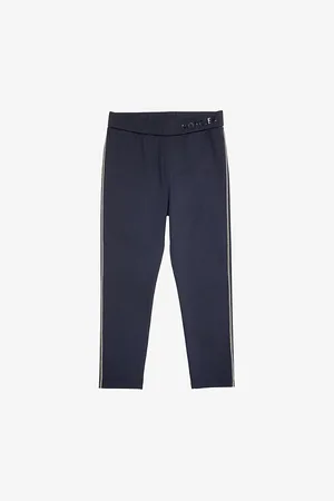Moncler Branded-waistband Logo-patch Stretch-cotton Leggings 4-14 Years
