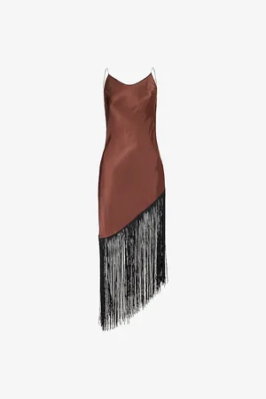 Bec & Bridge Sashay Fringe-embellished Woven Dress