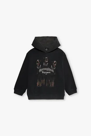 Represent Thoroughbred Graphic-print Cotton-jersey Hoody