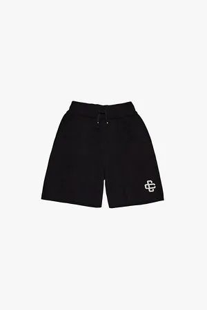 The Couture Club Brand-print Drawstring Cotton-knit Shorts 1-8 Years