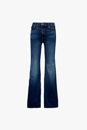 Mother The Doozy Flared-leg Mid-rise Denim-blend Jeans