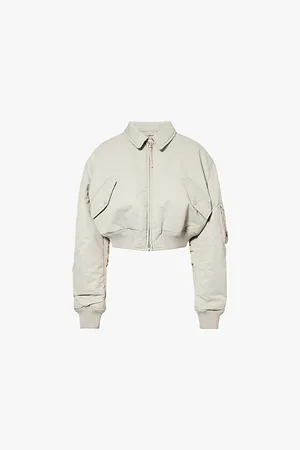Acne Studios Oblio Cropped Shell Bomber Jacket