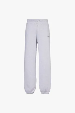 Mki Miyuki-Zoku Uniform Brand-print Cotton-blend Jogging Bottoms