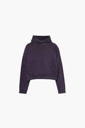 Entire Studios Faded-wash Relaxed-fit Organic Cotton-jersey Hoody