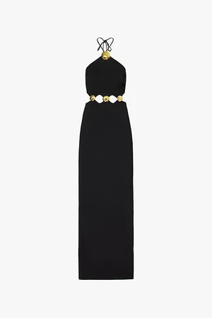 Rebecca Vallance Chelsea Cut-out Woven Gown
