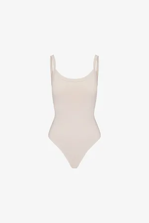 SKIMS Cotton Jersey Scoop-neck Stretch-cotton Body