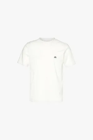 C.P. Company Brand Embroidered Regular-fit Cotton-jersey T-shirt