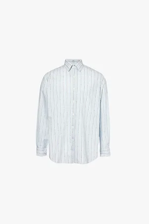 Ralph Lauren Dobby Stripe-print Cotton Shirt