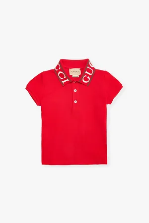 Gucci Branded-collar Stretch-cotton Polo Shirt 6 Months - 3 Years