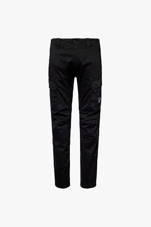 C.P. Company Brand-lens Regular-fit Stretch-cotton Trousers