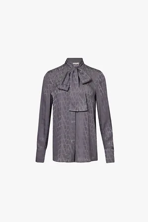 VALENTINO GARAVANI Iconographe Graphic-print Silk Shirt