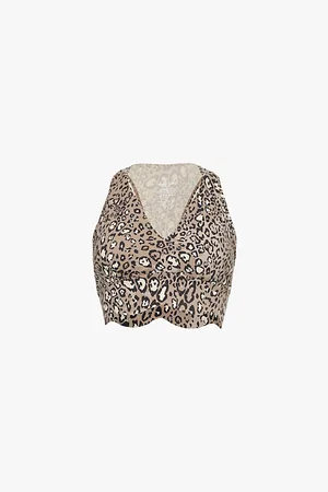 Sweaty Betty Power Contour Leopard-print Stretch-woven Sports Bra
