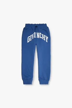 Givenchy Curved Logo-print Cotton-blend Jogging Bottoms 4-12+ Years