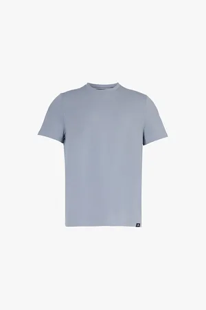 7 for all Mankind Luxe Performance Short-sleeved Stretch-cotton T-shirt