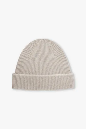 ELEVENTY Contrast-trim Cashmere Beanie Hat