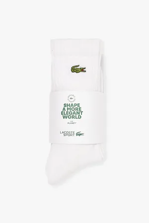 Lacoste Pack of Three Logo-embroidered Cotton-blend Crew Socks