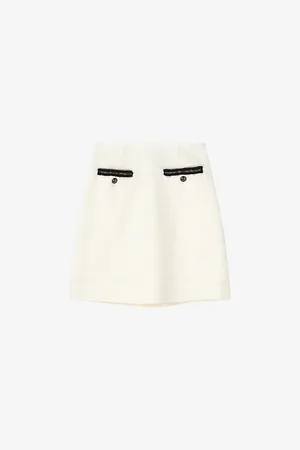 LK Bennett Charlie A-line Tweed Mini Skirt