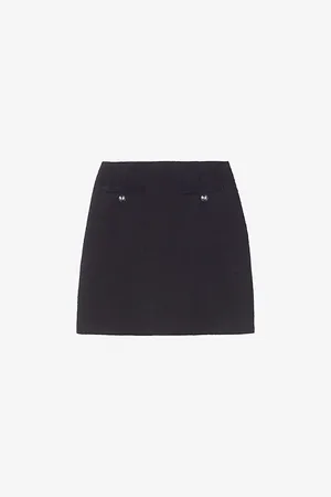 LK Bennett Charlie A-line Tweed Mini Skirt