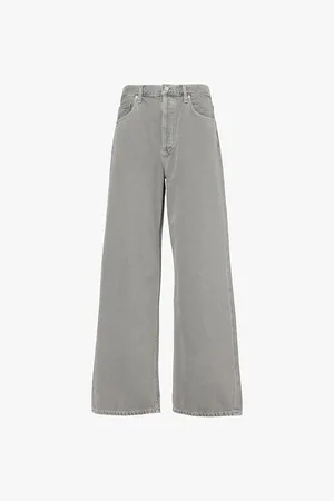 AGOLDE Low Slung Baggy Wide-leg Organic-cotton Denim Jeans