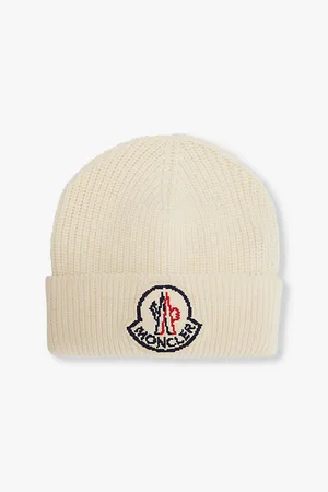 Moncler Brand-patch Wool-knit Beanie Hat