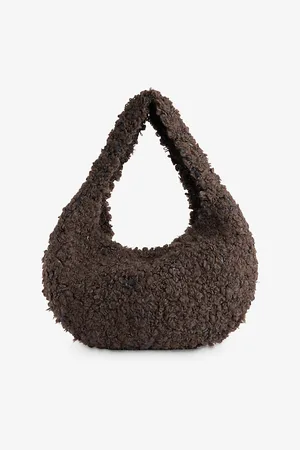 OUATE Pablo Bouclé-texture Wool-blend Crossbody Bag
