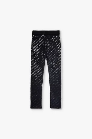 Givenchy Logo-print High-rise Cotton-blend Jersey Leggings 4-12 Years