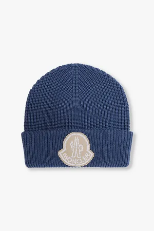 Moncler Brand-patch Wool-knit Beanie Hat