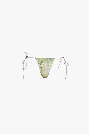 Jaded London Abstrac-print Side-tie Bikini Bottoms