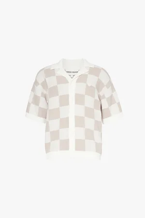The Couture Club Checked Knitted Cotton Shirt